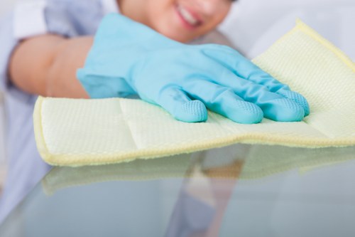 Technician performing deep upholstery cleaning on a chair