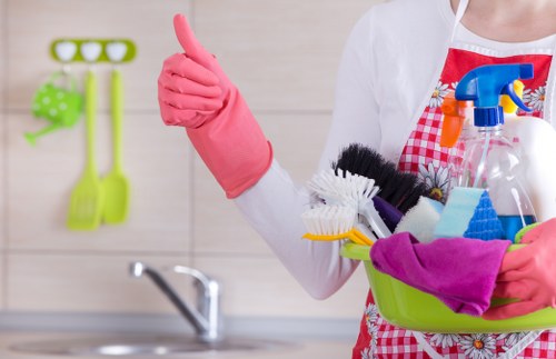 Bedroom deep cleaning focusing on dust-free surfaces and fresh bedding