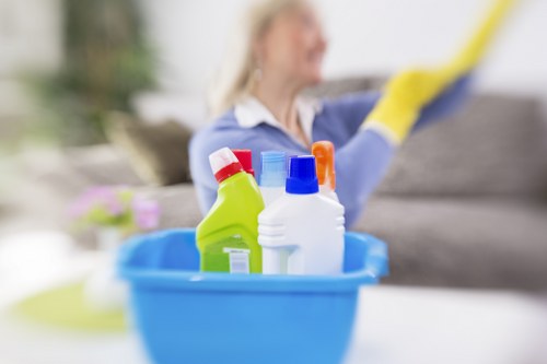 Sustainability-focused recycling operations with waste separation and circular economy practices