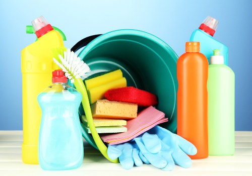 Detailed Airbnb turnover cleaning in a modern kitchen