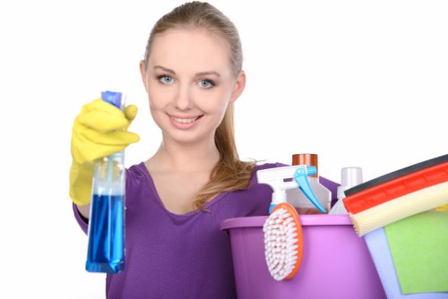 Deep cleaning of kitchen surfaces during one off cleaning